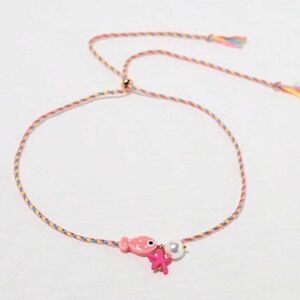 Pink Fish Necklace S896